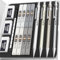 Nicpro 4 Stücke Druckbleistift Set, Metall Bleistifte 0.7 mm mit 8 Dosen Ersatzminen (HB), 3PCS 4B Radiergummis, Druckbleistifte für Kalligraphie, Skizzieren, Zeichnen