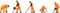 FALLER 151695 H0 Gleisbauarbeiter, Epoche V Spurweite H0