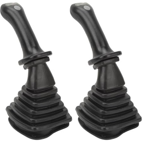 Bagger-Joystick-Kit, 2-teilig, 3-Tasten-Bagger-Joystick-Griffe mit Staubschutz, Ersatz für Doosan DH DX150 215 225 300 370 9C
