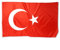 Smart-Planet Drapeau Turquie - 150 x 90 cm - Avec œillets en laiton - Résistant aux intempéries - En polyester résistant aux intempéries - Pour mât de drapeau