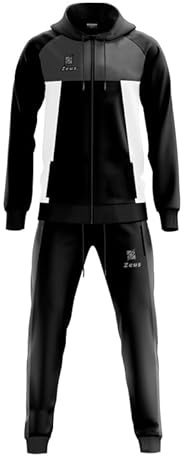 Tuta Capua per Zeus Linea Relax Sport Calcio Fitness Football Tracksuit Training Tempo Libero Free Time Palestra Felpe Felpa Calcetto Allenamento Tute