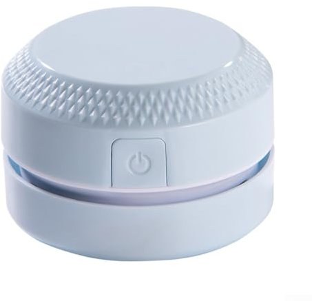 Lecreatekit Mini balayeuse de table en ABS pour bureau, bibliothèque, bureau (bleu)