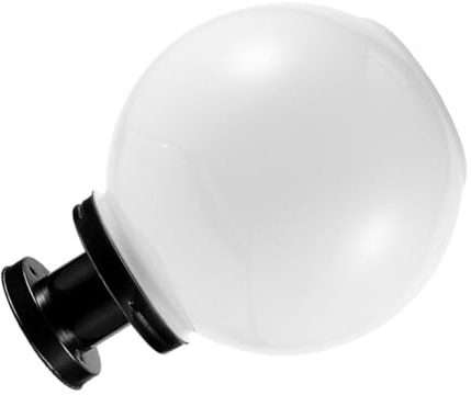 WHAMVOX Lampada Solare a Sfera Per Esterni Led Con Sensore Automatico Base in Acciaio Inox Impermeabile Per Giardino Cortile Patio E Vialetto