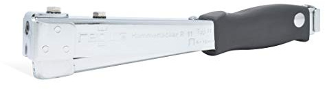 Regur Hammertacker R 11 - robusta perforatrice da campo con impugnatura ergonomica antiscivolo per il fissaggio di feltro per tetti, fogli, cartone di catrame