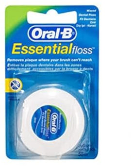 Oral-B Essential Floss Fil Dentaire Ciré Menthe, 50m
