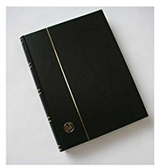 Goldhahn 60 weiße Seiten schwarz Einsteckbuch Einsteckalbum Briefmarkenalbum wattierter Einband