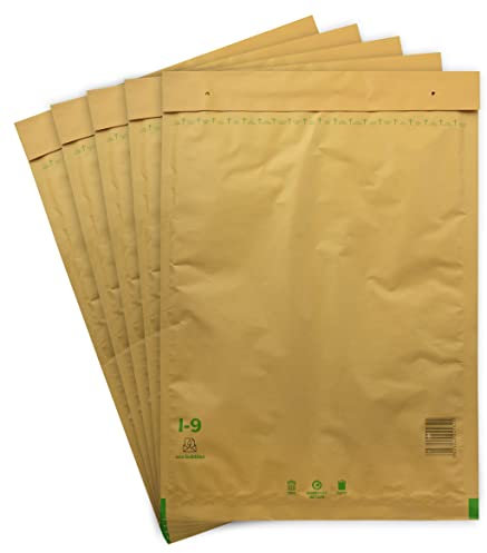 10 Versandtaschen Luftpolsterumschläge 320 x 455 mm DIN A3 Luftpolsterversandtaschen Luftpolstertaschen Gr. I/9 I9 braun Umschläge haftklebend gepolstert Polsterumschlag Taschen