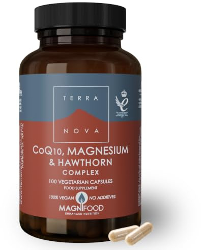 Terranova CoQ10, Magnesium & Hawthorn Complex - 100 Vegicaps
