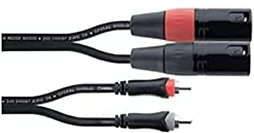 Cavo audio doppio XLR maschio/RCA 1,5 m
