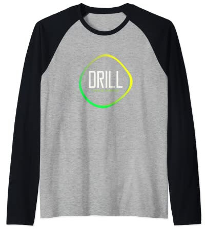Drill Grime Rap Hip Hop Junglist Tambour et basse Manche Raglan
