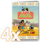 4 Mal- und Rätselhefte * YAKARI * mit 12 Seiten in DIN A6 | perfekt als Mitgebsel oder Geschenk | Indianer Indianerjunge Malbuch Malen Malblock Kinder