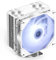 ID-COOLING SE-224-XTS White CPU Cooler 4 Heatpipes CPU Air Cooler White LED light 120mm PWM Fan CPU Fan for Intel LGA1700/115X/1200; AMD AM4/AM5