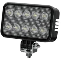 HELLA 1GA 357 877-001 LED-Arbeitsscheinwerfer Master - 12/24V - 1350lm - Anbau/geschraubt - schwenkbarer Montagebügel - Nahfeldausleuchtung - Kabel: 500mm - Stecker: offene Kabelenden - Menge: 1