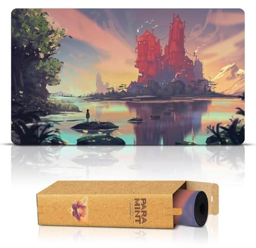 Paramint Chihiro (Genähte Kanten) - Anime Spielmatte - Kompatibel mit Spirited Away, Magic: The Gathering Spielmatten - Spielen Sie MTG, YuGiOh, TCG - Originelle Designs