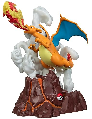 Pokémon PKW3173 – Deluxe Statua da collezione – Glurak – Personaggio ufficiale da collezione