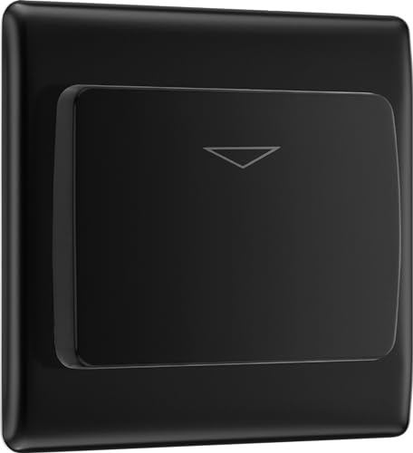 BG NFBKYCSB Nexus Metal Matt Black 16A Hotel Key Card Switch