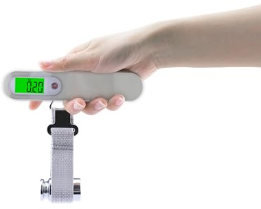 Bilancia per Bagagli Portatile con Display LCD Elettronica da 1G a 50KG