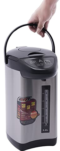 Distributeur d'eau chaude, 750 W, bouilloire électrique de 4 l, thermopot électrique, avec distribution d'eau variée, 750 W, pour l'école, la maison, le bureau, l'hôtel