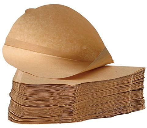500 x Brown Coffee Filter Paper Cones, Size 4, Espresso 1 x 4,Unbranded But Universal Fit