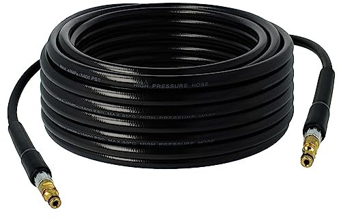 vhbw 20m High-Pressure Hose Compatible with Kärcher K 7.85M-WB *EUR, K 7.85M-WB *GB High-Pressure Cleaner - Brass Thread