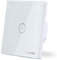 HeuxGir 86 * 86mm Smart Lichtschalter,WiFi Touch Light Switch,with Controllable LED, Compatible with Alexa/Google/Smart Lif Touch Lichtschalter