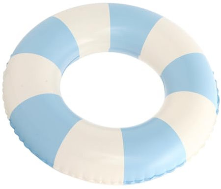 HEMOTON Aufblasbarer Schwimmring PVC Buntes Design Kompakte und Tragbare Schwimmhilfe für Strand Pool See Robust und Leicht Geeignet für Erwachsene und Kinder