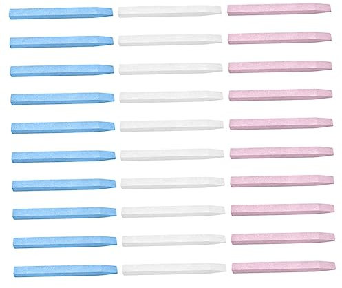 WOONEKY 30pcs Bastoncini in Pietra Per Unghie Per Unghie e Cuticole Strumenti Di Lucidatura Per Manicure e Pedicure Resistente e Versatile Adatti Per Donne e Appassionati Di Nail Care