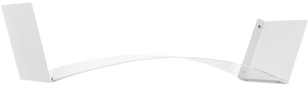 Emporium Living Flexa Regal aus transparentem Acrylkristall, 75 x 20 x 20 cm, hergestellt in Italien