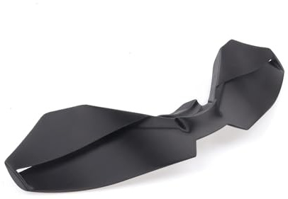 Alerón Motocicleta para MT-09/SP GP para MT09 Gen 4 2024 2025 Wing Downforce Naked Spoilers Frontales Spoiler Delantero Borde Inferior(Negro)