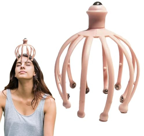 -Huvudmassageapparat, Octopus Claw handverktyg hårbottenmassageapparater | manuell hårbottenmassageapparat, klo-hårbottenmassageapparat för djup avkoppling och stress