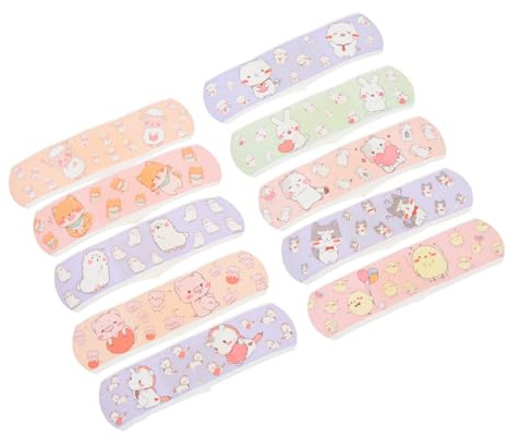 PAMINGONO Flexible Waterproof Cartoon Bandages Adhesive Breathable Patches for Boys and and Adults Suitable for Water Activities with Portable Box