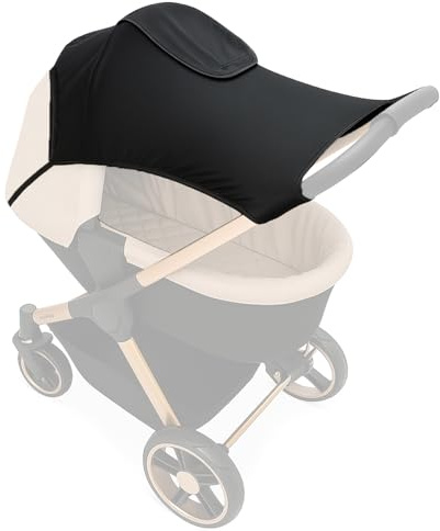 1 Carro Bebe Universal Parasol Toldo Carrito Bebe Parasol Silla Bebe Parasol Ajustable Libremente Parasol Carro Bebe Resistente Al Viento Al Polvo y a Los Rayos UV Fácil de Instalar