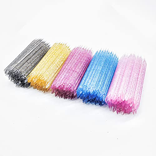 YSAFAI 500 PCS Disposable Nail Stick Cuticle Pusher bulk Nail Care Sticks Cuticle Manicure and Pedicure Stick for Fingernail Cleaning Cuticle Stick