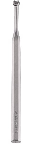 Curaprox Hållare för interdentalborstar UHS 477 – Silver, stål, handtag med universellt klicksystem | 1 styck | Designad i Schweiz