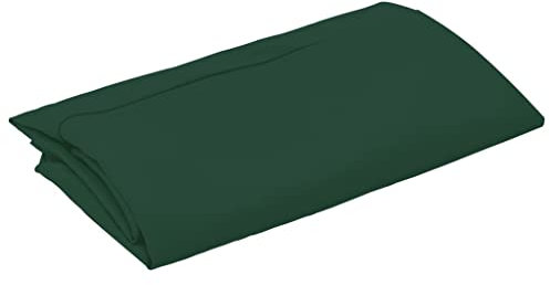 vidaXL Tissu de Remplacement pour Parasol Déporté Tissu de Rechange de Parasol de Jardin Extérieur Anti-UV Anti-décoloration Vert 300 cm