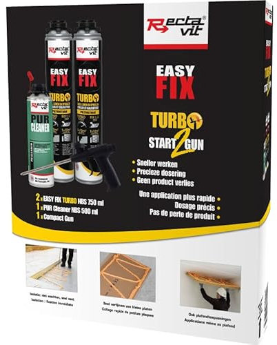Easy fix turbo - Start2gun - Set de colles de montage - Rectavit