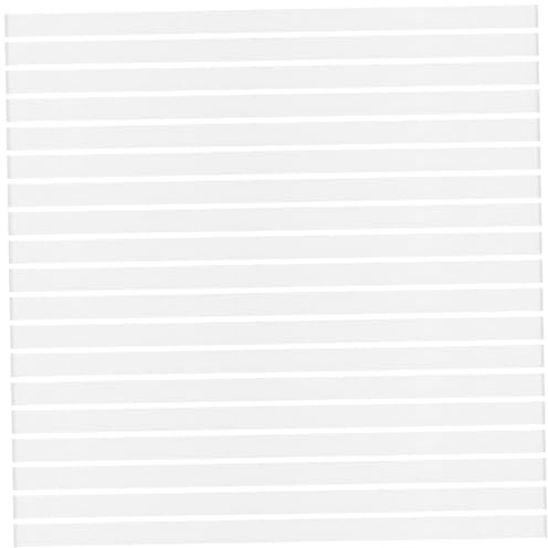 STOBOK 20 Bandes De Colle Thermofusible 0.47 Pouce Pour Reliure Thermique De Livres Bandes Adhésives Pour Documents Contrats Magazines Fournitures De Bureau Polyvalentes Et Faciles À Utiliser