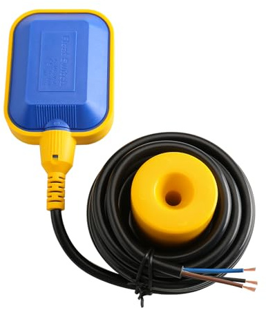 Baomain 4M 13ft Cable Float Switch, Water Level Controller, for Tank Pump, Water Tank or Sewage System On Auto Pilot, with Counterweight