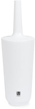 Umbra Corsa toalettborste, vit, 10,08 x 10,08 x 32,72 cm
