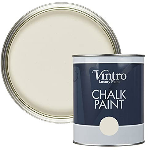 Vintro | Chalk Paint | Furniture Paint | Shabby Chic | Upcycle | Decorate | Ultra Matt Finish | 1 Litre (Yorkshire Stone)