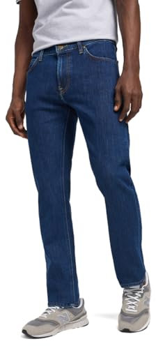 LEE Daren Zip Fly Vaqueros, Deep Dark Stone, 33W / 32L Hombre