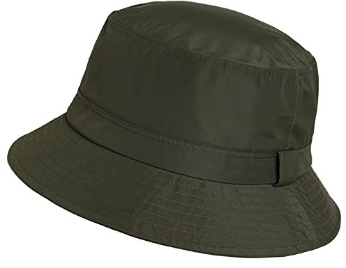 Comhats Regenhut Unisex für Damen Herren Wasserdichter Bucket hat Faltbar Eimerhut Strand Surfen Angeln UPF50 Breite Krempe Sonnenhut Armeegrün