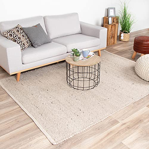 FRAAI | Home & Living Wollteppich - Feline Weiß 80x150 cm
