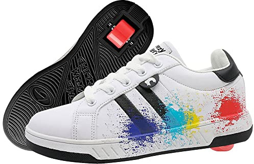 Breezy Rollers 2180370, Rollschuh, Schuhe mit Rollen, 2-in-1 Kinderschuhe, Skateboardschuhe, Sneakers