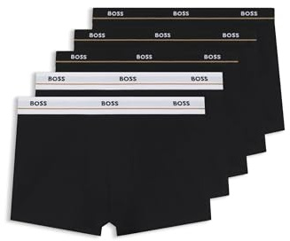Hugo Boss Trunk 5p Essential Bóxer, Negro1, M para Hombre