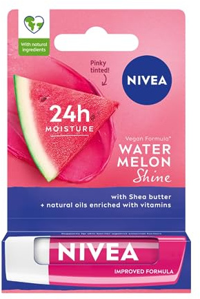 NIVEA Pflegende Lippenstift Watermelon Shine, 4,8g