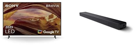 Sony BRAVIA, KD-55X75WL, 55 Inch, LED, Smart TV, 4K HDR, Google TV, ECO PACK, BRAVIA CORE, Narrow Bezel Design HT-A3000 3.1 channel Dolby Atmos® Soundbar