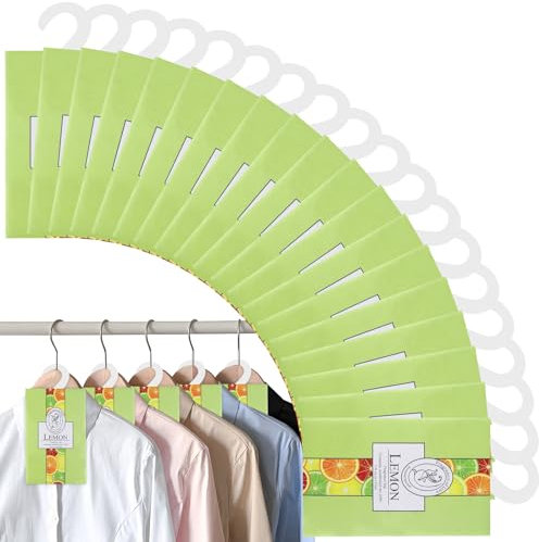 18 Stück Duftsäckchen Kleiderschrank, Zitronen Garderoben Aromatherapie Dufterfrischer, Hanging Scent Tasche für Kleiderschränke, Autos, Schubladen, Schränke, Schuhschränke
