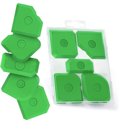 Juego de 5 Herramientas Aplicadora para Silicona，Espatula Silicona para Juntas，Alisadores de Juntas，Alisador para Juntas
