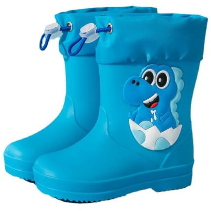 Bottes en caoutchouc pour enfants et bébés - Chaussures de pluie pour tout-petits - Bottes en caoutchouc - Chaussures pieds nus pour fille, a, 22 EU